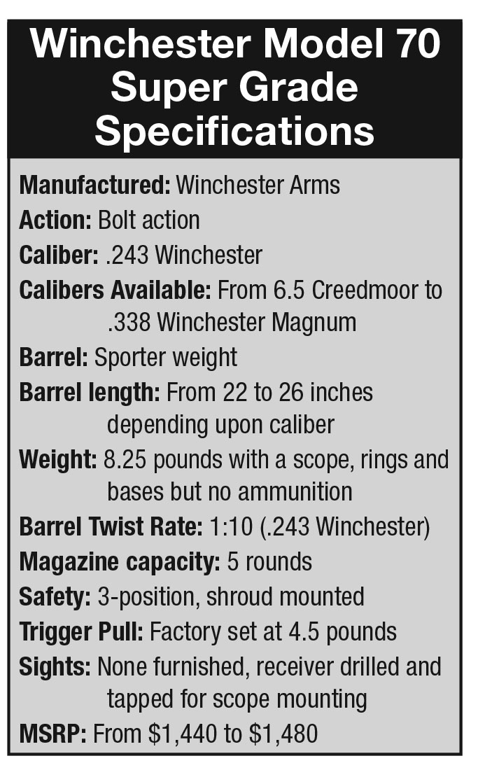 Winchester's Model 70 Super Grade | RifleMagazine