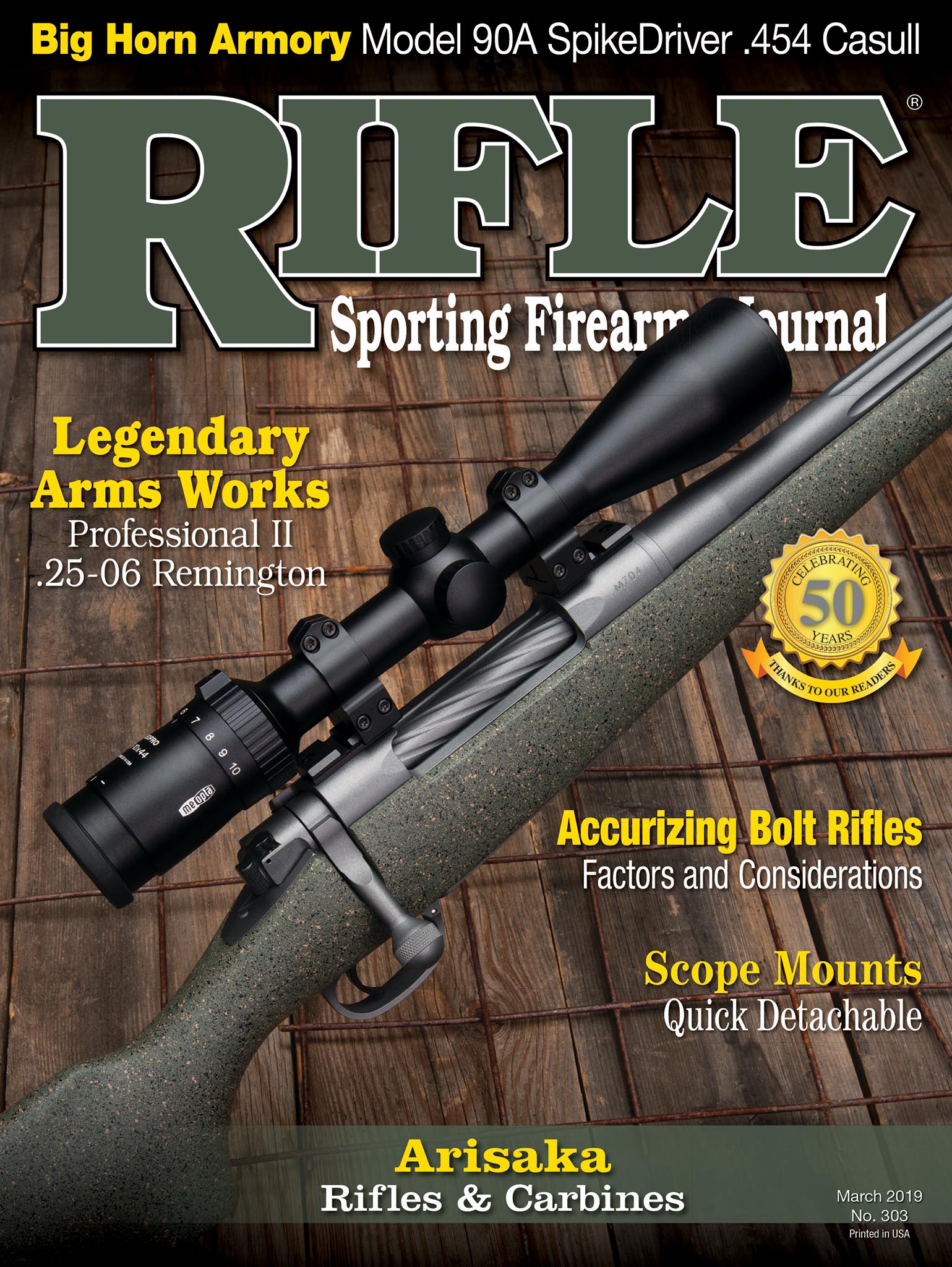 Legendary Arms Works Riflemagazine